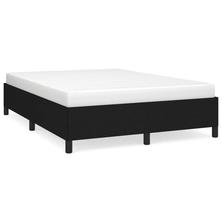 vidaXL Bettgestell mit Stoffbezug in Schwarz, B/T/H: 140 x 190 x 143 cm - Bild 2