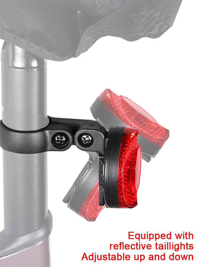 Reflektierende Rücklicht Halterung für Apple AirTag zur Diebstahlsicherung für MTB und Rennrad in Rot - Bild 7