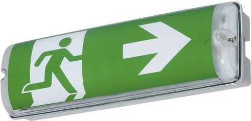 B-SAFETY BR564230 LED Fluchtweg-Notbeleuchtung für Wandaufbau, Farbe: Weiß, Schutzart IP65 - Bild 1