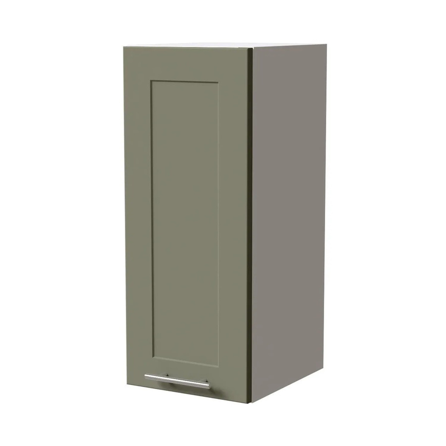 Feldmann-Wohnen Hängeschrank Oslo W2/30 Küchenschrank in Weiß und Reed Green Matt mit Soft-Close-Türen, B/T/H: 30 x 32,5 x 72 cm - Bild 2
