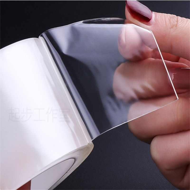 TOMTOP JMS Doppelseitiges Klebeband zur Wandmontage, wiederverwendbar und entfernbar, transparent, 5 m - Bild 4