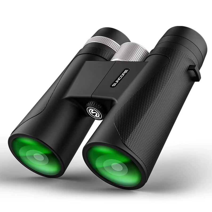 Suncore Hochleistungsfernglas 12x42 für Erwachsene mit BAK4-Prisma und Telefonhalterung in Schwarz - Bild 4