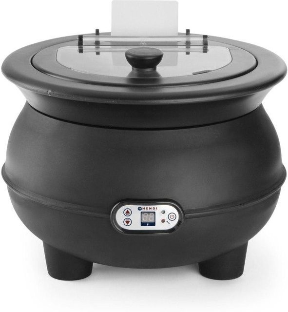 Hendi Kessel für Suppe und Gulasch 8 l, Schwarz - Bild 1