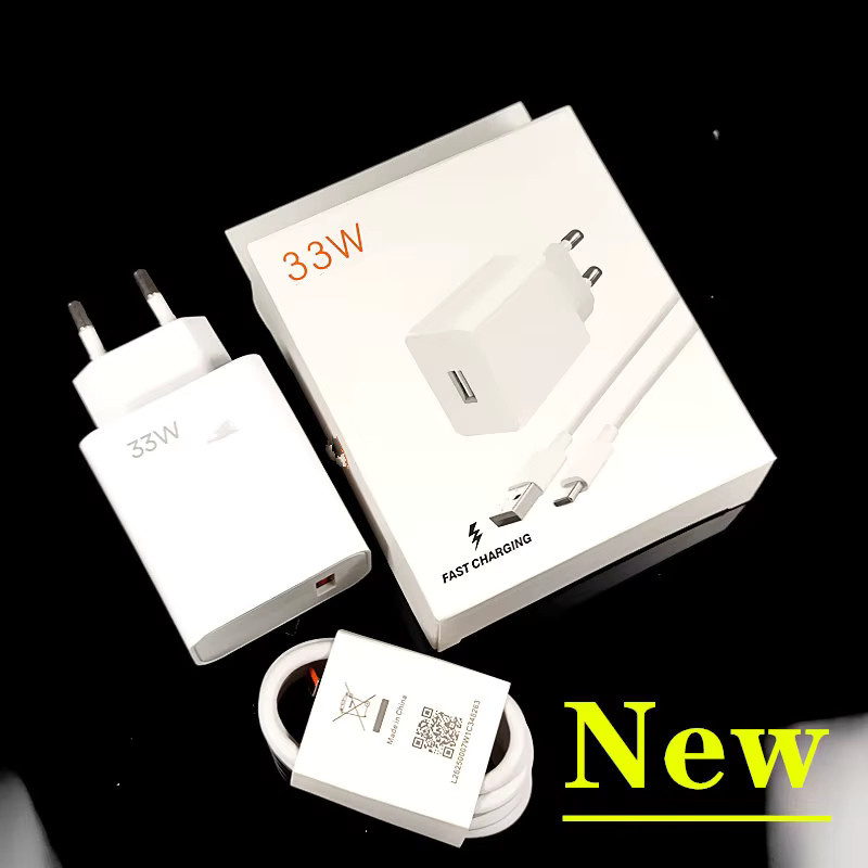 Xiaomi 33W Turbo Charge Ladegerät mit USB-C Kabel in Weiß für Redmi Note 9 Pro, POCO X3 NFC und Mi 10 Serie - Bild 5