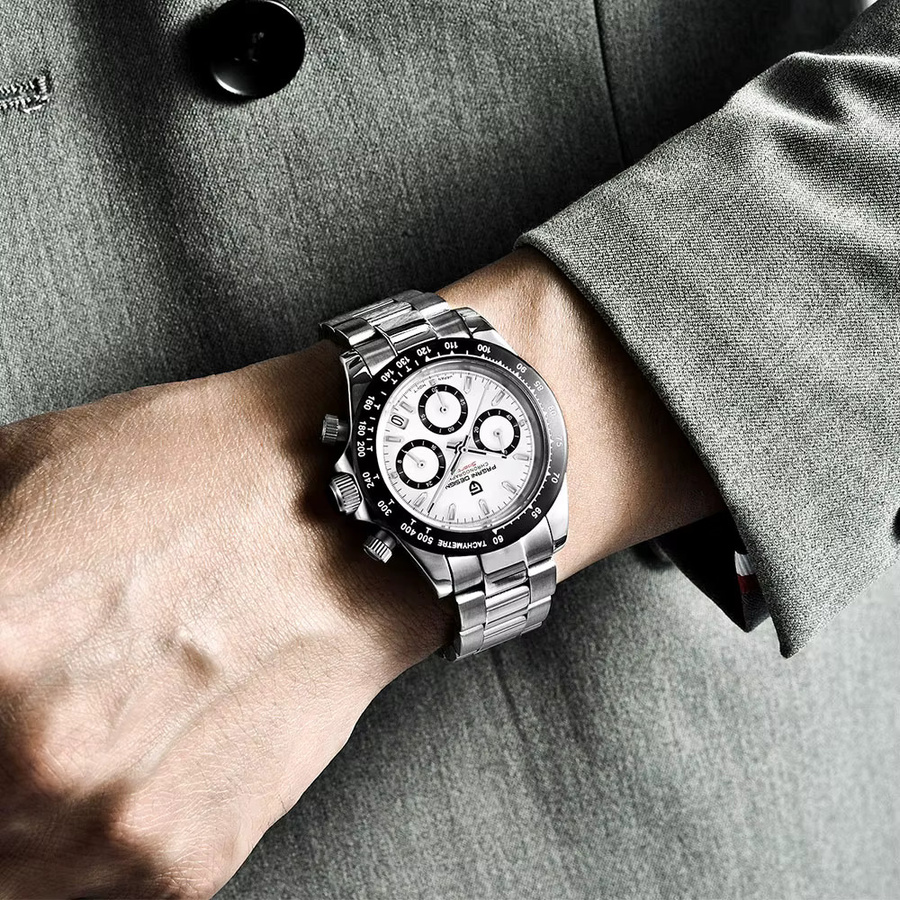 Pagani Design Chronograph, Quarz, Edelstahl, 40 mm, Herren - Bild 3