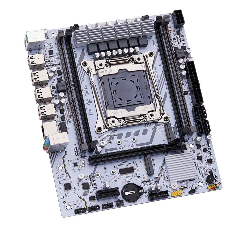 QIYIDA X99 Motherboard Set mit Xeon E5 2650 V4 Prozessor, 16GB DDR4 RAM und NVMe M.2 Unterstützung, Micro-ATX - Bild 3