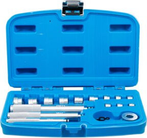 BGS Universal-Lager- und Buchsentreiber-Satz 16-teilig aus Aluminium in Blau - Bild 1