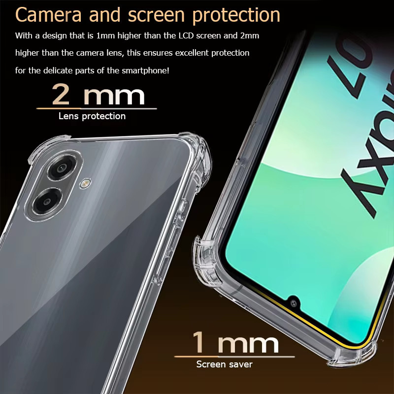 Transparente Handyhülle für Samsung Galaxy M-Serie 4G und 5G - Bild 2