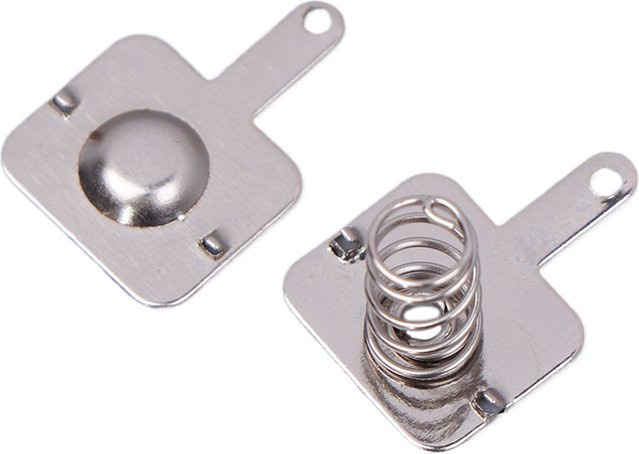 ESHYLALA 20er Set 18650 Batterie Kontaktblätter in Silber für DIY Batterieboxen und Elektronik-Zubehör - Bild 1