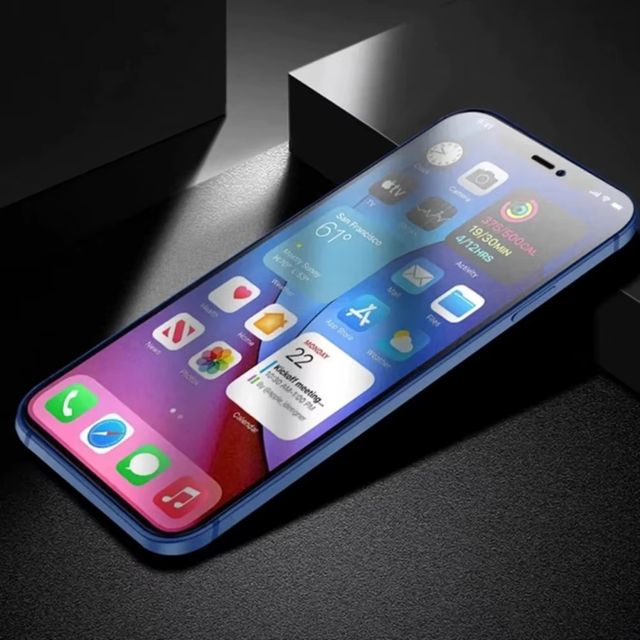 3er-Set SFHOMIE Matte Full Screen Protektoren für iPhone 11 12 13 14 15 Pro Max Plus XS XR in Transparent - Bild 6