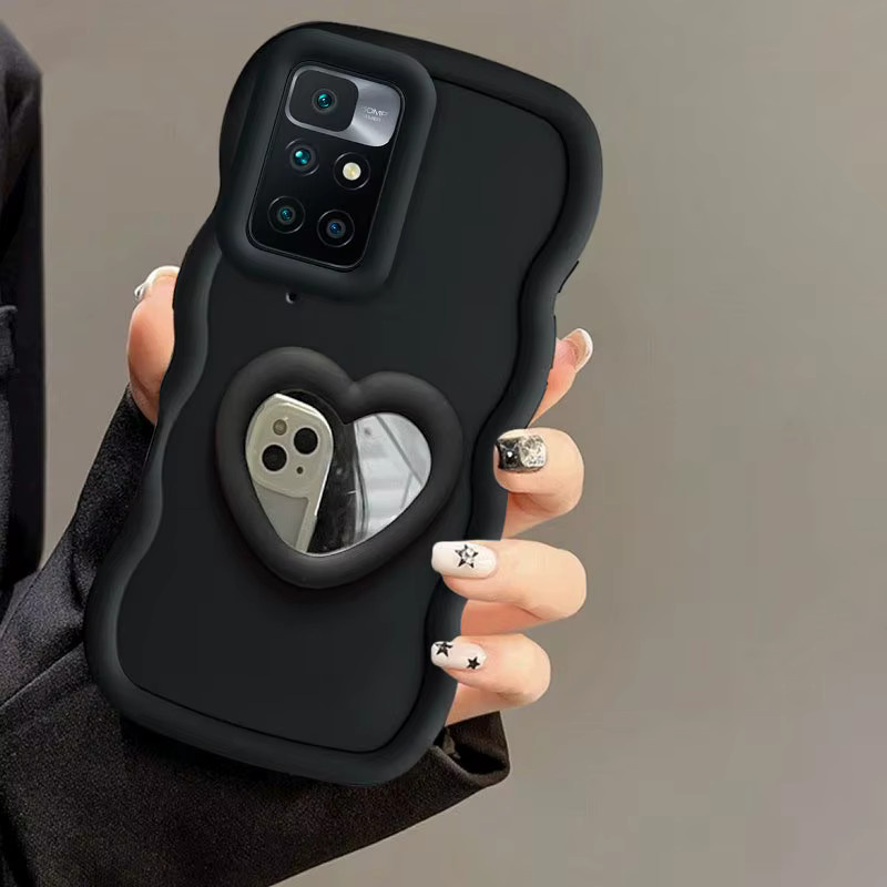 Wellenförmige Silikon-Handyhülle für Redmi 14C 13C 15C 12C 11A 10A 10 Prime in Weiß - Bild 2