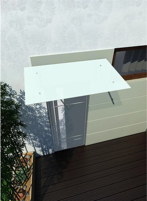 Glaszentrum Hagen Glasvordach VSG Milchglas B/T: 200 x 90 cm - Bild 1