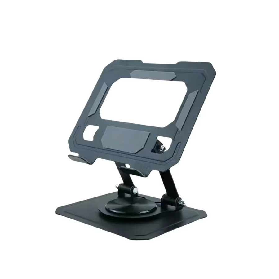 Universal Tablet-Ständer 360 Grad drehbar und verstellbar, Desktop-Halter für iPhone, Samsung, Xiaomi und Huawei, Schwarz - Bild 6
