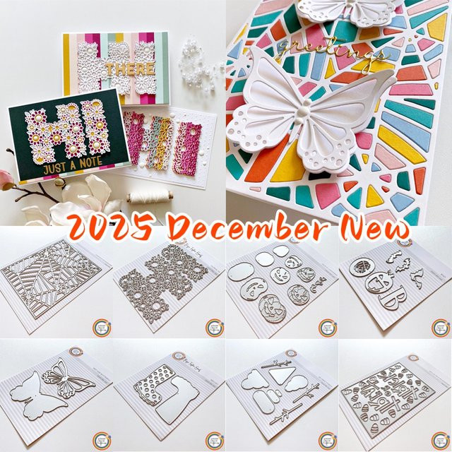 Metall Schmetterling Stanzform mit Blatt-Motiven in Silber für Papierhandwerk und Scrapbooking - Bild 1