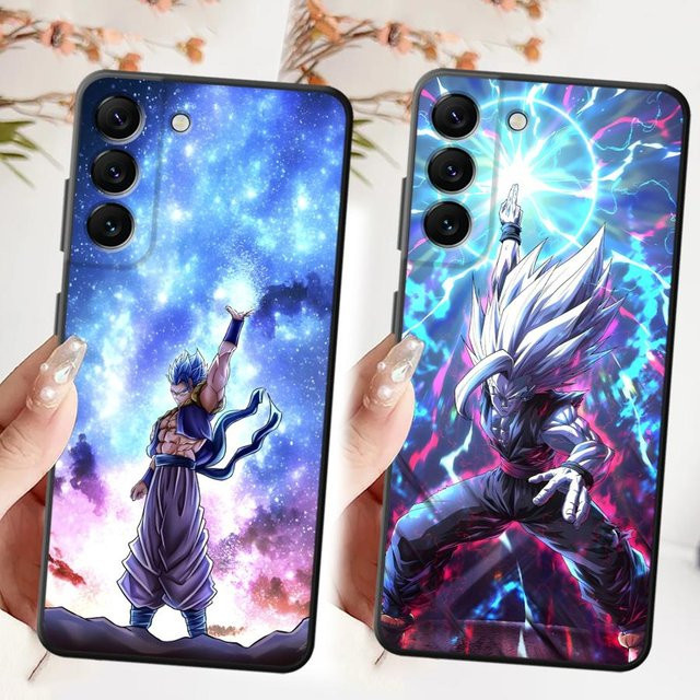 Weiche Handyhülle Dragon Ball Son für Samsung Galaxy A-Serie in Schwarz und Multicolour - Bild 1