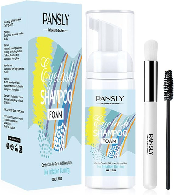 PANSLY Wimpernshampoo Schaum, 50 ml, blau - Bild 1