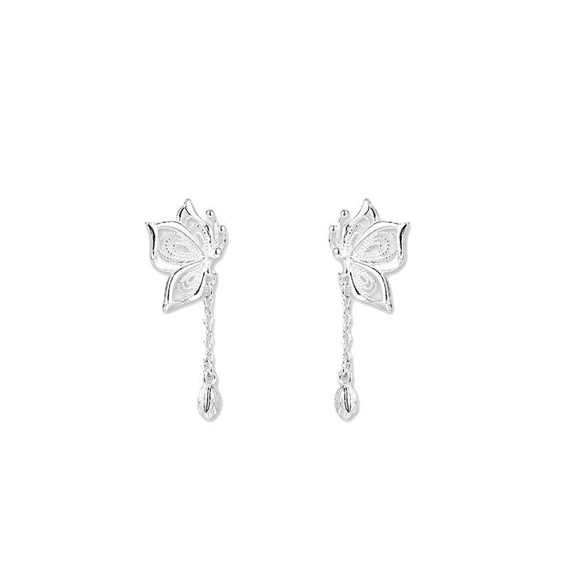 GaaBou Jewellery Schmetterlings-Ohrstecker, 925 Silber, Damen - Bild 4