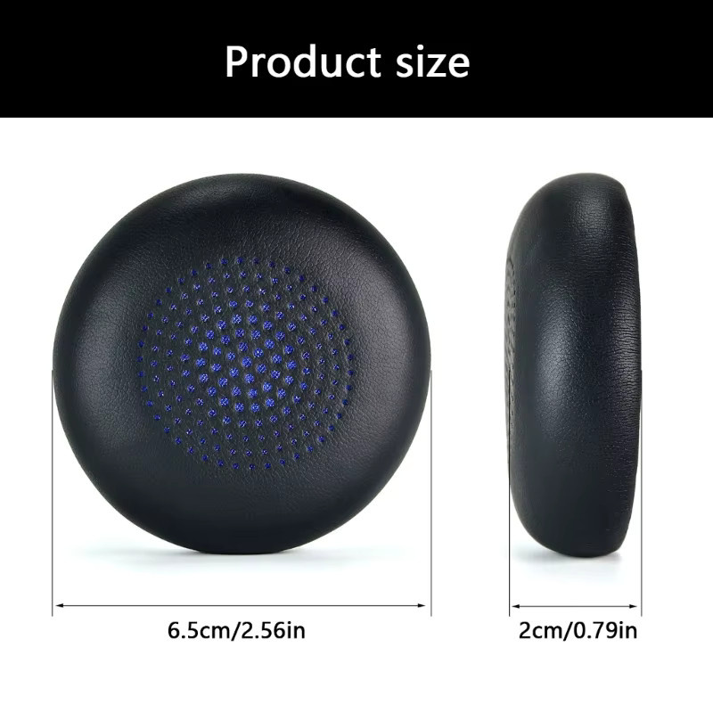 Anker Ersatz-Ohrpolster aus Proteinleder für PowerConf H700 und H500, Farbe: Schwarz - Bild 5