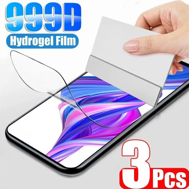 3er-Pack Hydrogel Schutzfolie für Huawei Nova 8 Pro, 7 SE, 7i, 6, 5, 5i, 5Z, 5T, Nova 3, 3i, 3E, 4, 4E in Transparent - Bild 1