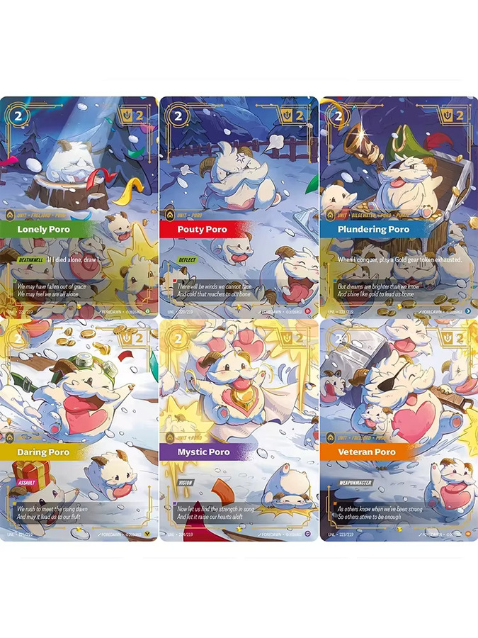Bandai League of Legends 2026 Poro Set Riftbound, Sammelkarten, Englisch - Bild 4