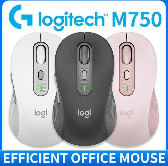 Logitech kabellose Bluetooth-Maus in Pink für Bürogebrauch und Laptops - Bild 1