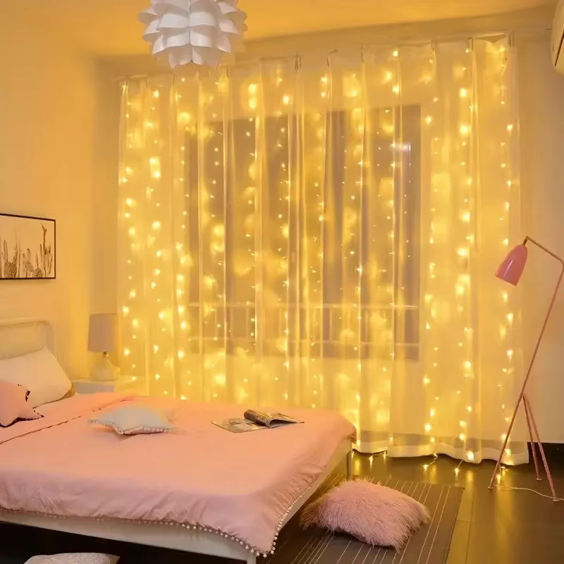 OKAL RED EAST LED USB-Lichterkette mit Fernbedienung für Schlafzimmer und Weihnachtsdekoration - Bild 4