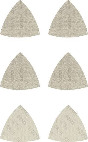 Bosch Expert M480 Schleifnetz-Set gelocht, 6 Stück, Körnung 80, 120, 180, B x L: 93 x 93 mm, beige - Bild 1