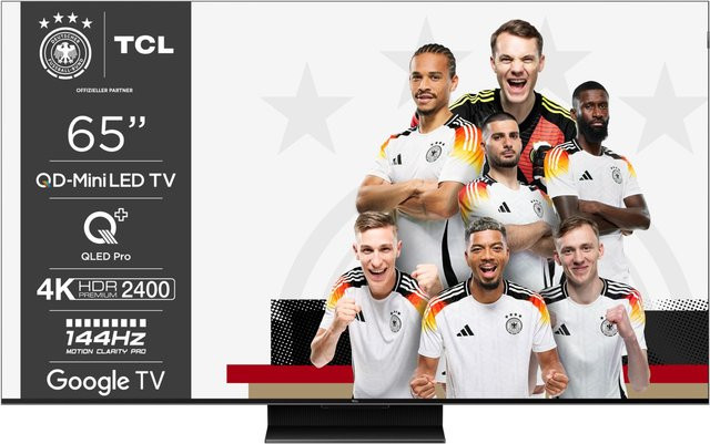 TCL 65C79N Mini LED Smart-TV in Schwarz mit 4K Ultra HD, HDR und 144 Hz, 164 cm (65 Zoll) - Bild 1