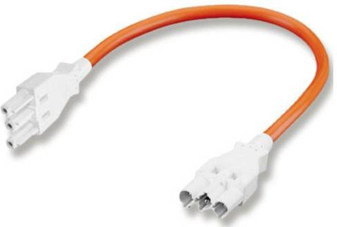 Finder Verbindungsleitung 07L.55.082 Orange Weiß 230 V/AC L: 800 mm, B: 28,8 mm - Bild 1