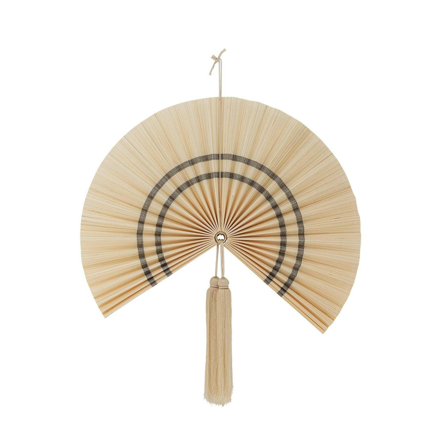 Bloomingville Jaime Wandornament aus Bambus in Natur und Beige, Boho-Stil, Höhe: 70 cm - Bild 1