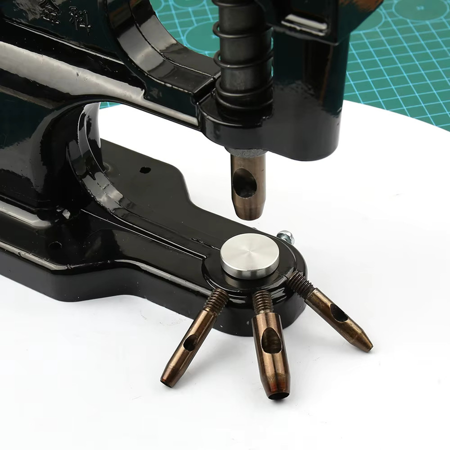 WORTHOFIRST Metall Stanzformen Set für M8 Handpresse, 2-14mm, für Leder und Textilien - Bild 2