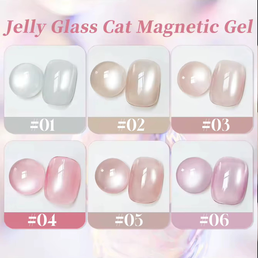 MIANEL Pink Series Katzenauge Gel-Nagellack, Rosa, 10 ml - Bild 2