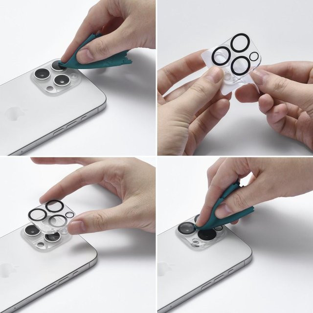 Hama Cam Protect Kameraschutzglas für iPhone 15 Pro und iPhone 15 Pro Max, transparent - Bild 1