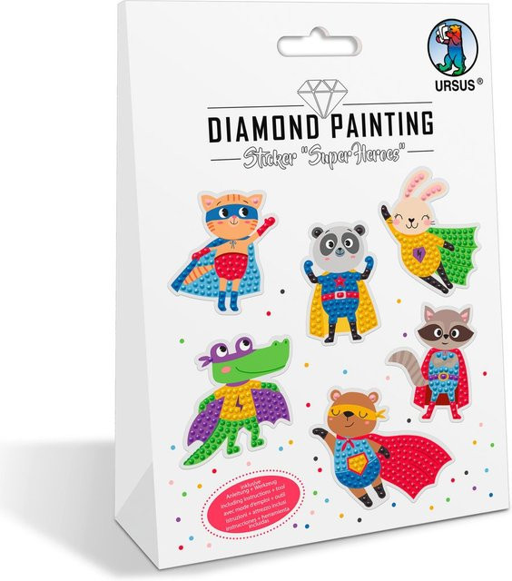 URSUS Diamond Sticker Super heroes - Bild 1