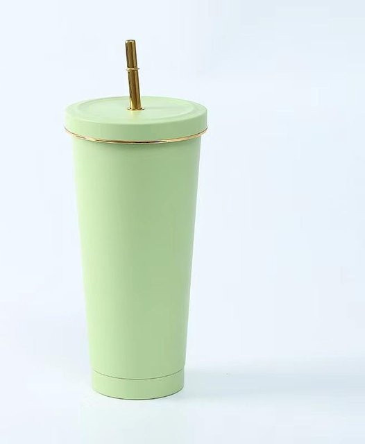Binchi Outdoor Equipment Isolierbecher aus 304 Edelstahl in Grün mit 500ml Fassungsvermögen - Bild 1
