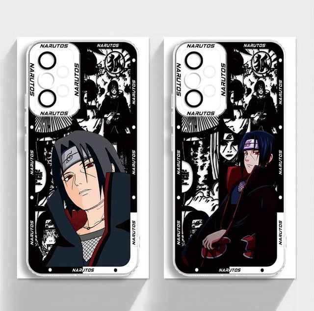 Transparente Handyhülle mit Itachi Uchiha Naruto Motiv für Samsung Galaxy A-Serie - Bild 1