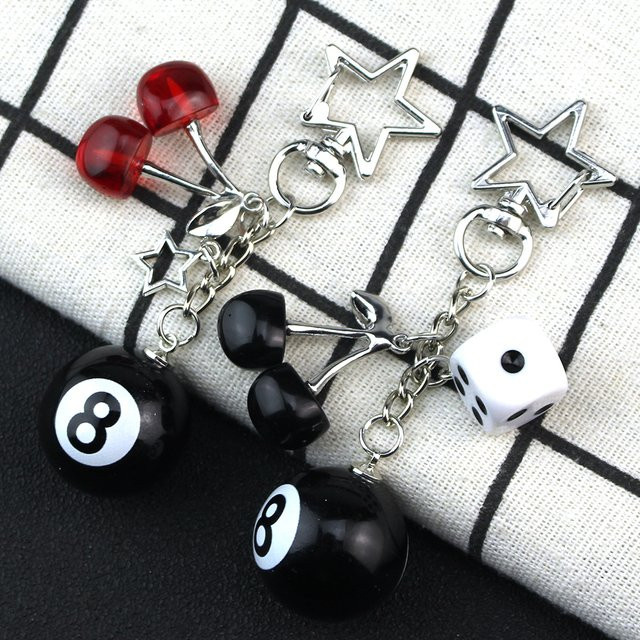 YiYuYiHua Charms, Schwarz, Silber, Unisex - Bild 1