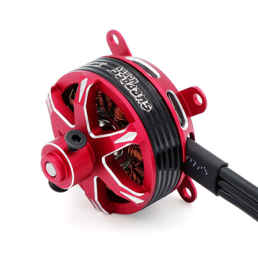Surpass Hobby V2 C2822 C2826 C2830 C2834 C2838 Outrunner Brushless Motor, Metall, Rot - Bild 1