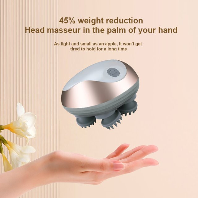 Raiuleko Elektrischer Mini-Kopfhautmassager, Unisex - Bild 1