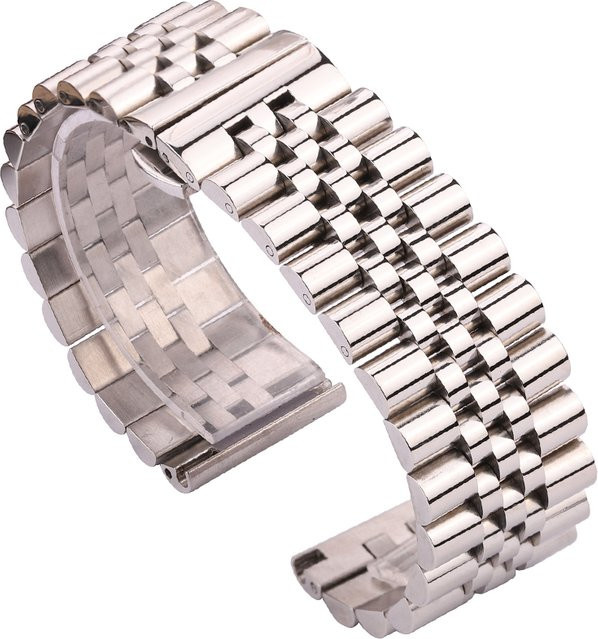 DUTRIEUX Uhrenarmband Edelstahl, Silber, Unisex - Bild 1