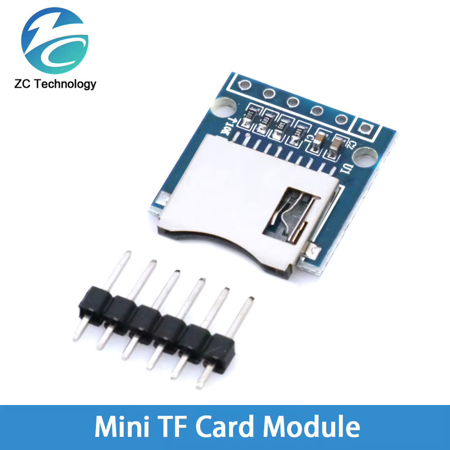 Micro SD Speicher Erweiterungskarte TF Karten Modul für Arduino in Blau - Bild 2