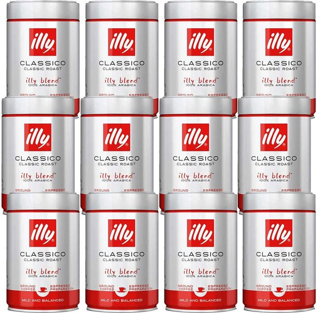 illy Blend Espressopulver, mittlere Röstung, 12 x 0,25 kg - Bild 1