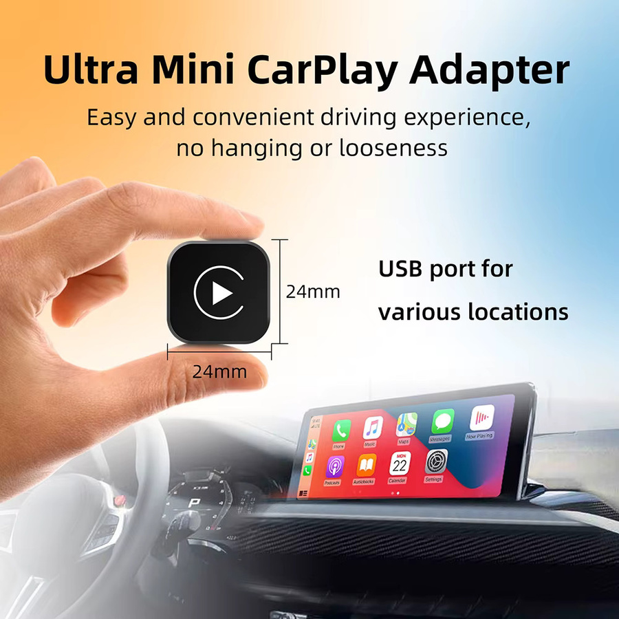 Anyfar 2-in-1 Kabelloser CarPlay und Android Auto Adapter mit 5GHz WLAN in Schwarz - Bild 6