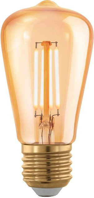 Eglo LED-Leuchtmittel E27 Vintage Glühlampenform Warmweiß dimmbar H x Ø: 10 x 6,4 cm - Bild 1
