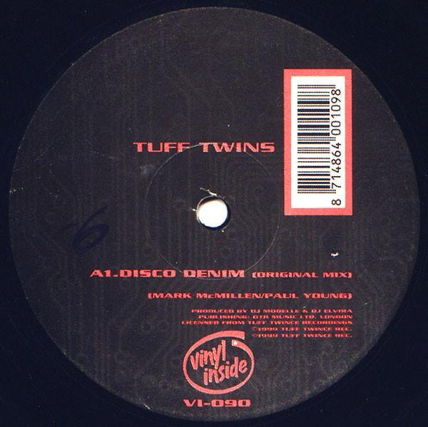Tuff Twins Disco Denim VI090 Vinyl Inside 12-Zoll Schallplatte aus den Niederlanden, Dance & Electronica, Schwarz, Gebraucht - Bild 1