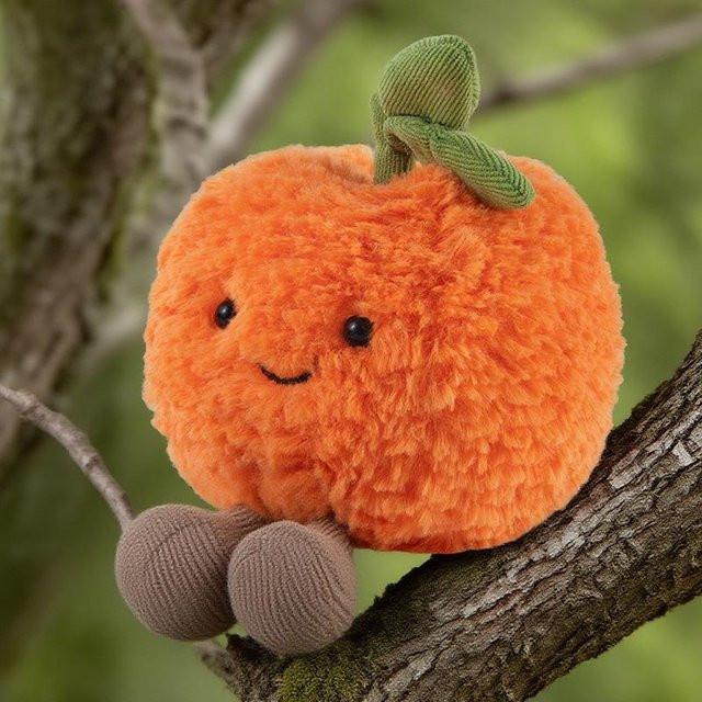 Bai Fen Bai Orange Frucht Plüschtier - Bild 1