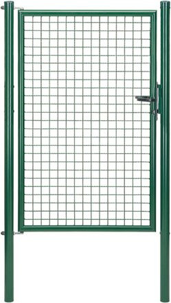 GAH ALBERTS Einzeltor Wellengitter aus Stahl in Grün, Breite: 150 cm, Höhe: 100 cm - Bild 1