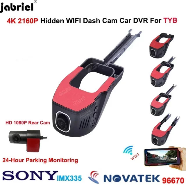 4K DashCam 2160P Auto-DVR mit Wifi für Lexus, Geely, Jaguar, Jeep, Suzuki, Mazda, Opel und Kia - Bild 1