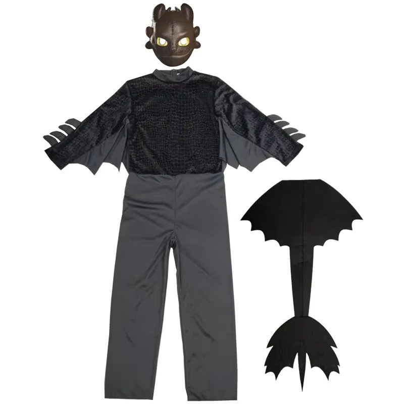 ZOBOTT Dragon Knights Cosplay Spielkostüm, 3-teiliges Set, Dinosaurier - Bild 3