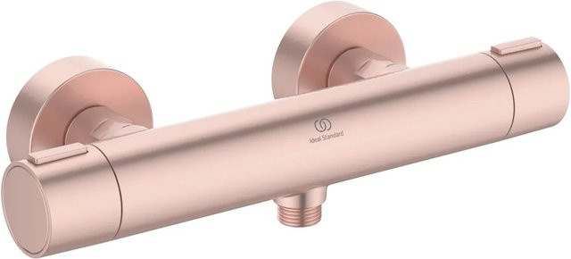 Ideal Standard Brausethermostat Aufputz DN 15 mit Einhebelmischer und Safety Stop in Roségold - Bild 1